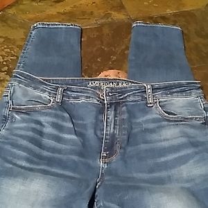 AE super stretch hi-rise jegging sz 16 long
